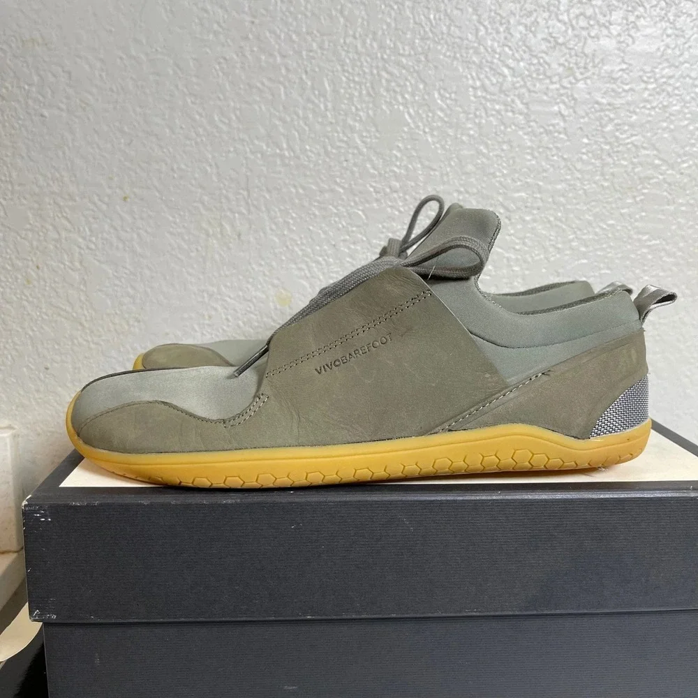 Vivobarefoot Kasana Ghillie Olive Green Kanna Comfort Sneaker Womens 41 EU/10 US